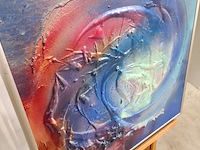 Kunstwerk, maya wildevuur, heelal - afbeelding 6 van  9