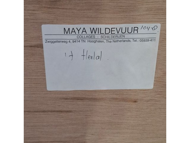 Kunstwerk, maya wildevuur, heelal - afbeelding 9 van  9