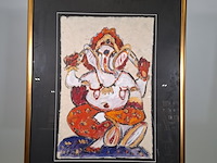 Kunstwerk, maya wildevuur, india - afbeelding 2 van  9