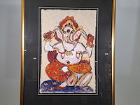 Kunstwerk, maya wildevuur, india - afbeelding 3 van  9