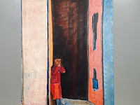 Kunstwerk, maya wildevuur, marroko, 2002 - afbeelding 2 van  9