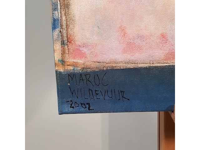 Kunstwerk, maya wildevuur, marroko, 2002 - afbeelding 7 van  9