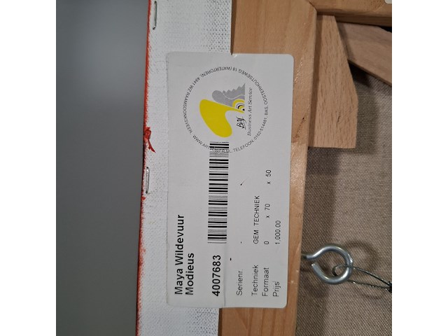 Kunstwerk, maya wildevuur, modieus, 2006 - afbeelding 8 van  9