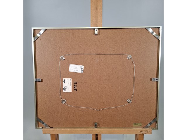 Kunstwerk, maya wildevuur, oranjerivier, zuid-afrika, 2000 - afbeelding 7 van  8