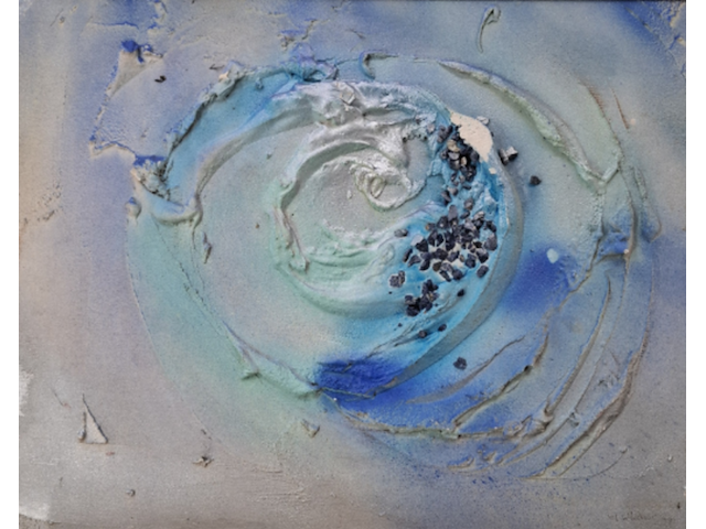 Kunstwerk, maya wildevuur, 't heelal - afbeelding 1 van  9