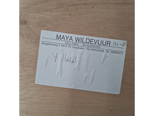 Kunstwerk, maya wildevuur, 't heelal - afbeelding 9 van  9