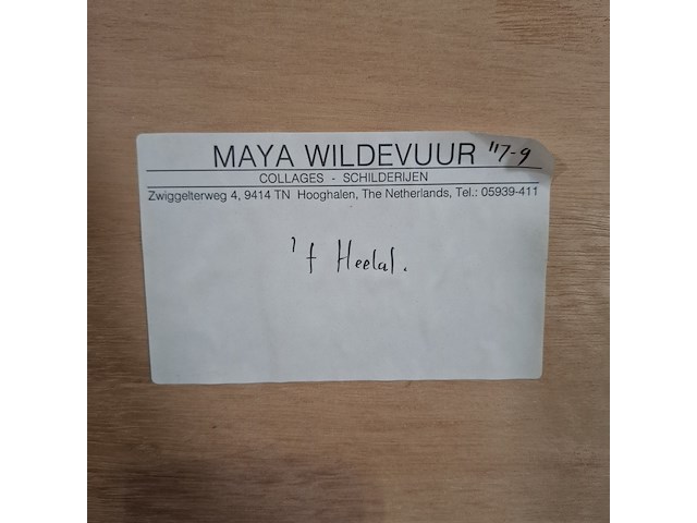 Kunstwerk, maya wildevuur, 't heelal - afbeelding 4 van  12