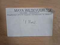 Kunstwerk, maya wildevuur, 't heelal - afbeelding 4 van  12