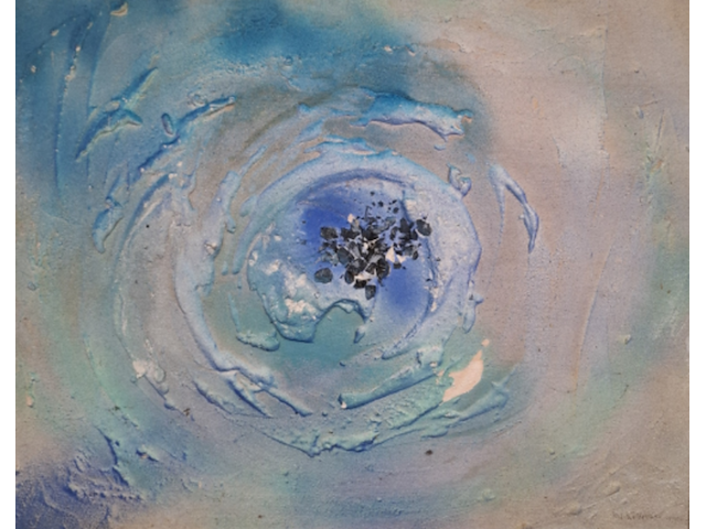 Kunstwerk, maya wildevuur, 't heelal - afbeelding 1 van  12