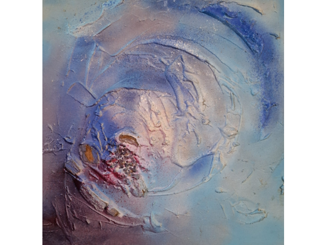 Kunstwerk, maya wildevuur, 't heelal - afbeelding 1 van  7