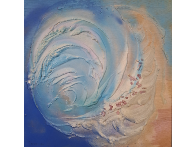 Kunstwerk, maya wildevuur, 't heelal - afbeelding 1 van  8