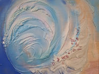 Kunstwerk, maya wildevuur, 't heelal - afbeelding 1 van  8