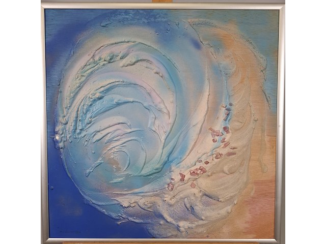 Kunstwerk, maya wildevuur, 't heelal - afbeelding 3 van  8