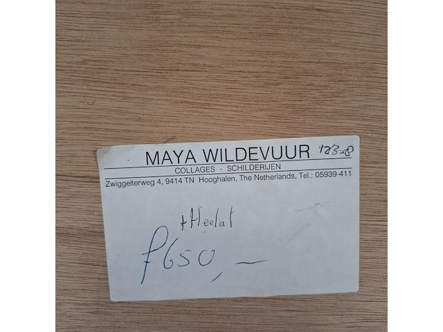 Kunstwerk, maya wildevuur, 't heelal - afbeelding 8 van  8