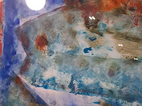 Kunstwerk, maya wildevuur, vissen - afbeelding 5 van  7