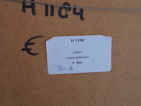 Kunstwerk, maya wildevuur, vissen - afbeelding 7 van  7