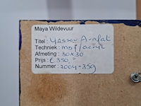 Kunstwerk, maya wildevuur, yasser arafet - afbeelding 3 van  11