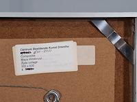 Kunstwerk, maya wildevuur, zijde collage - compositie - afbeelding 2 van  10