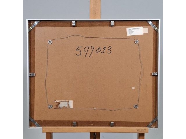 Kunstwerk, maya wildevuur, zijde collage - compositie - afbeelding 10 van  10