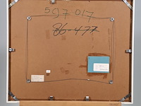 Kunstwerk, maya wildevuur, zijdecollage - strand - afbeelding 3 van  9