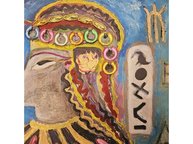 Kunstwerk van klaas van de brink (1930-2009) - egyptische koningin - afbeelding 2 van  5