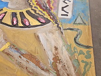 Kunstwerk van klaas van de brink (1930-2009) - egyptische koningin - afbeelding 4 van  5