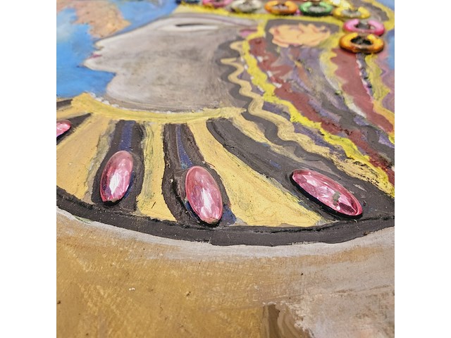 Kunstwerk van klaas van de brink (1930-2009) - egyptische koningin - afbeelding 5 van  5