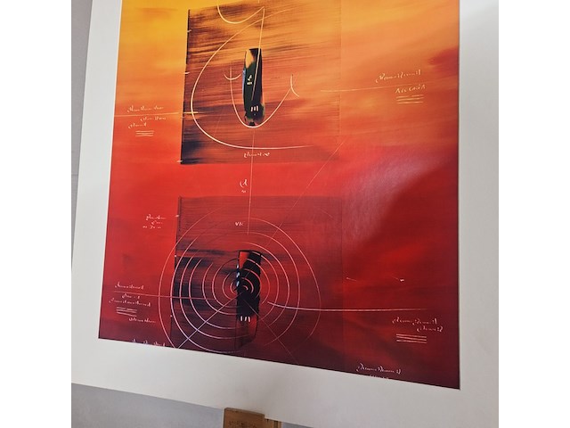 Kunstwerk van kunstenaar carole becam - ''vibration universelle iv'' - afbeelding 2 van  4