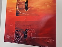 Kunstwerk van kunstenaar carole becam - ''vibration universelle iv'' - afbeelding 2 van  4