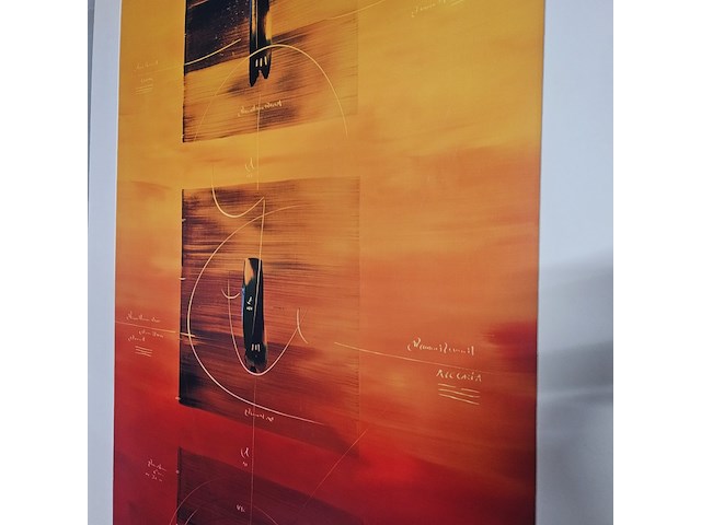 Kunstwerk van kunstenaar carole becam - ''vibration universelle iv'' - afbeelding 3 van  4