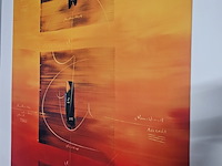 Kunstwerk van kunstenaar carole becam - ''vibration universelle iv'' - afbeelding 3 van  4