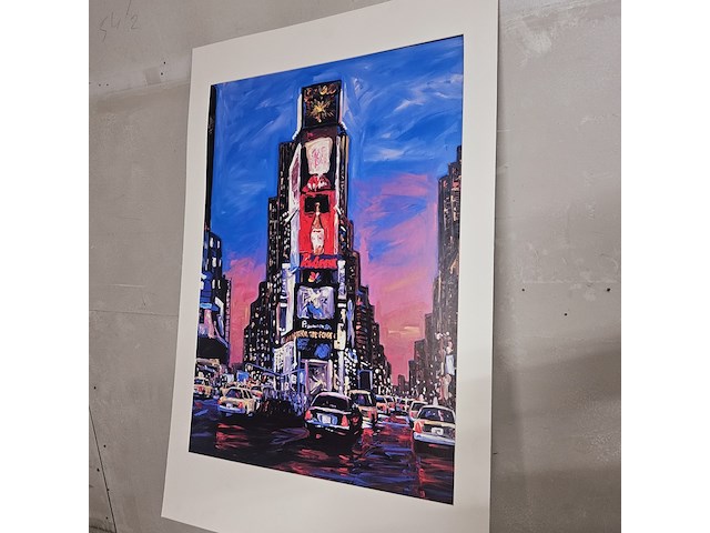 Kunstwerk van kunstenaar david wilson - ''times square south'' - afbeelding 1 van  5