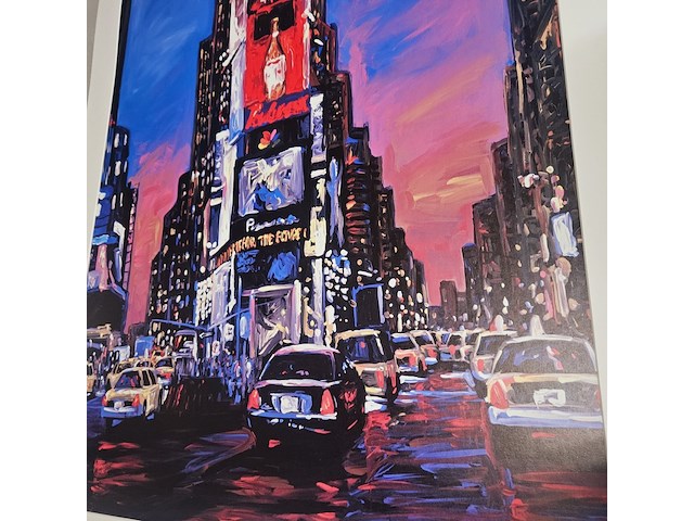 Kunstwerk van kunstenaar david wilson - ''times square south'' - afbeelding 2 van  5