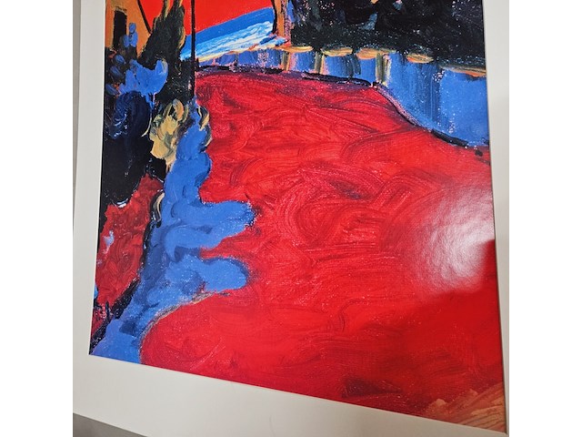 Kunstwerk van kunstenaar jean duquoc - ''terre de feu'' - afbeelding 3 van  3