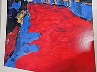 Kunstwerk van kunstenaar jean duquoc - ''terre de feu'' - afbeelding 3 van  3