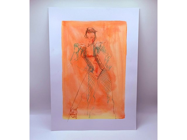 Kunstwerk van kunstenaar koes komo - gesigneerd - afbeelding 1 van  4