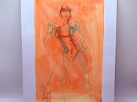 Kunstwerk van kunstenaar koes komo - gesigneerd - afbeelding 1 van  4