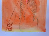 Kunstwerk van kunstenaar koes komo - gesigneerd - afbeelding 2 van  4