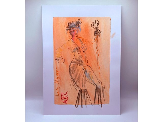 Kunstwerk van kunstenaar koes komo - gesigneerd - afbeelding 1 van  4
