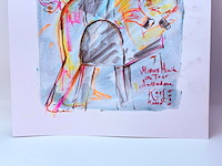Kunstwerk van kunstenaar koes komo - gesigneerd - afbeelding 2 van  3