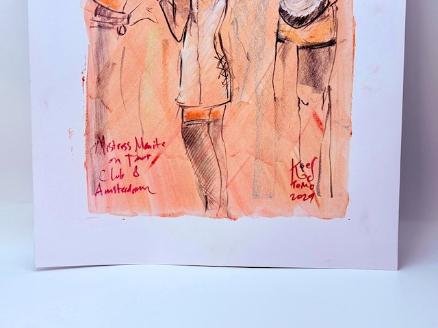 Kunstwerk van kunstenaar koes komo - gesigneerd - afbeelding 2 van  3