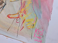 Kunstwerk van kunstenaar koes komo - gesigneerd - afbeelding 1 van  3