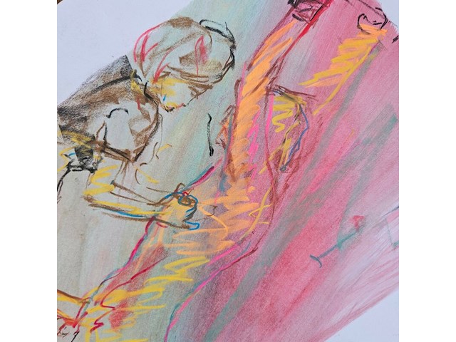 Kunstwerk van kunstenaar koes komo - gesigneerd - afbeelding 2 van  3