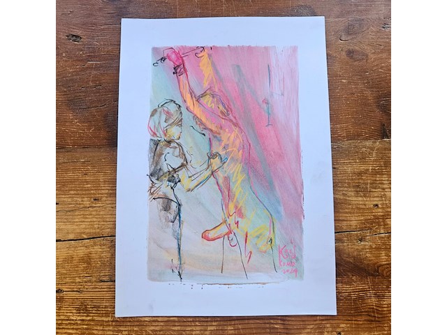 Kunstwerk van kunstenaar koes komo - gesigneerd - afbeelding 3 van  3