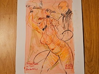 Kunstwerk van kunstenaar koes komo - gesigneerd
