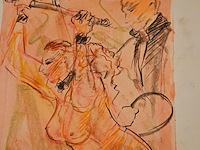Kunstwerk van kunstenaar koes komo - gesigneerd - afbeelding 2 van  4