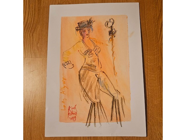 Kunstwerk van kunstenaar koes komo - gesigneerd - afbeelding 1 van  4
