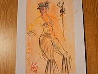 Kunstwerk van kunstenaar koes komo - gesigneerd - afbeelding 1 van  4
