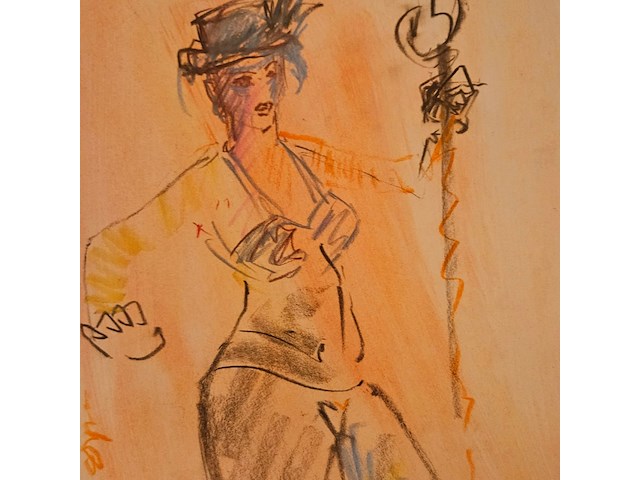 Kunstwerk van kunstenaar koes komo - gesigneerd - afbeelding 2 van  4
