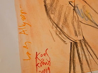 Kunstwerk van kunstenaar koes komo - gesigneerd - afbeelding 3 van  4